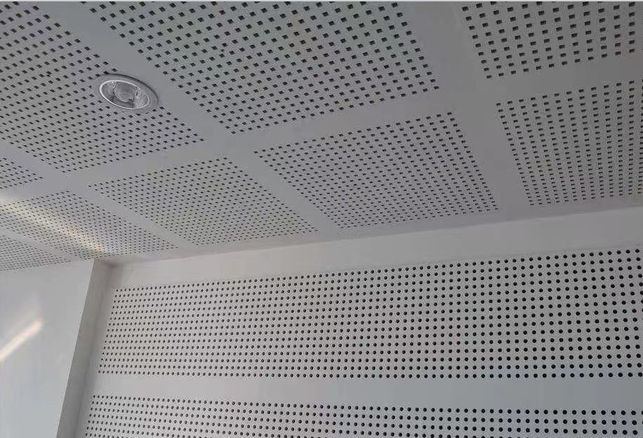 Perforated gypsum board